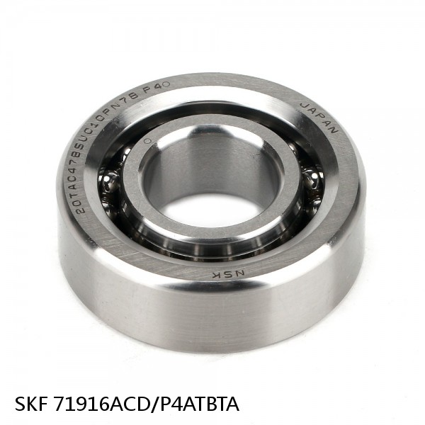 71916ACD/P4ATBTA SKF Super Precision,Super Precision Bearings,Super Precision Angular Contact,71900 Series,25 Degree Contact Angle