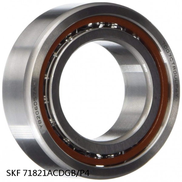71821ACDGB/P4 SKF Super Precision,Super Precision Bearings,Super Precision Angular Contact,71800 Series,25 Degree Contact Angle